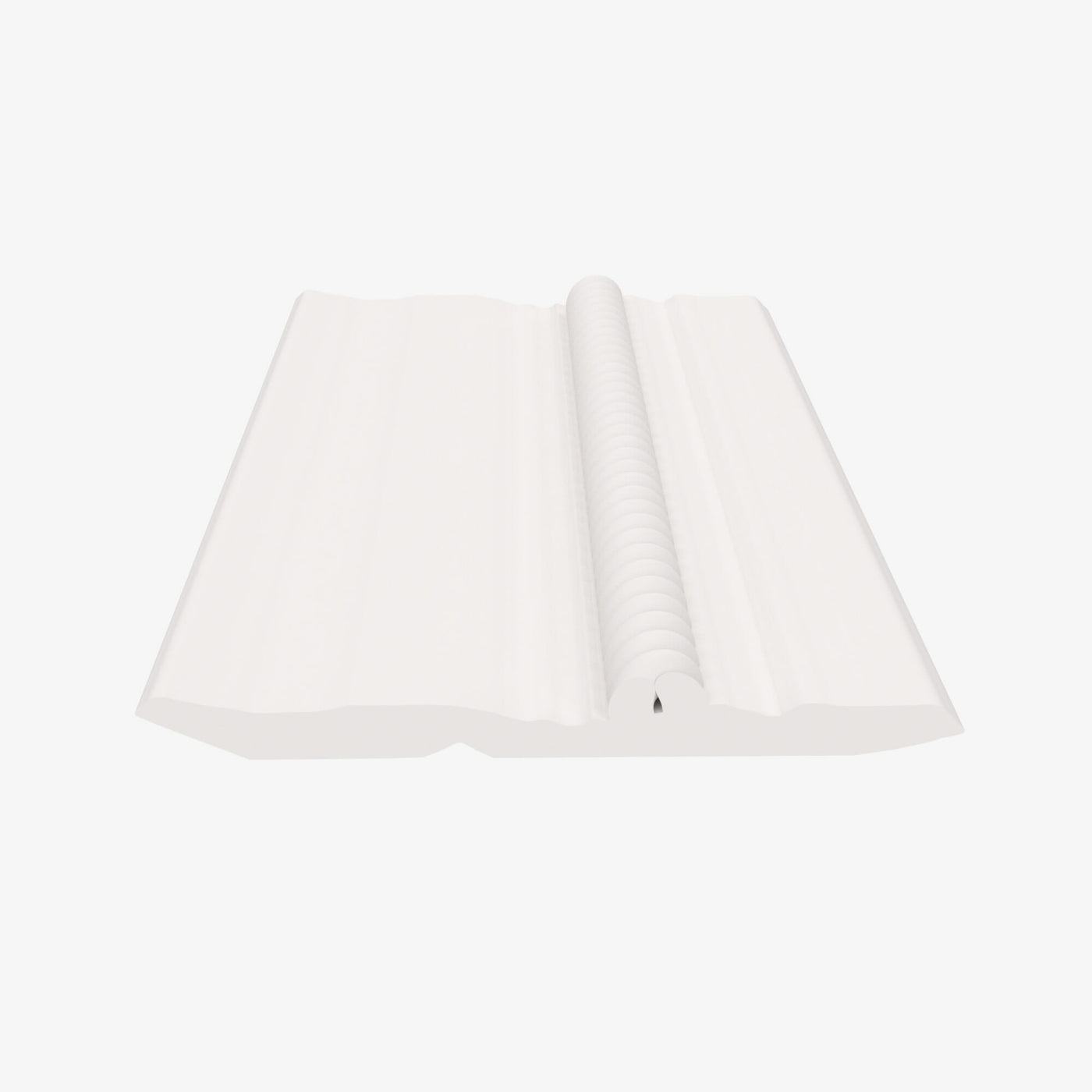 PW-CM96C-4 Crown Molding with Rope Detail | TSG Forevermark Petit White