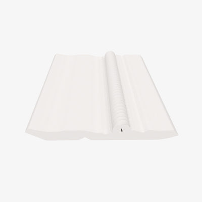 PW-CM96C-4 Crown Molding with Rope Detail | TSG Forevermark Petit White - image 1