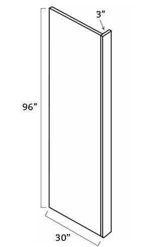 AZ-REP3096 3 3/4 Refrigerator End Panels | TSG Forevermark Champagne Maple Shaker