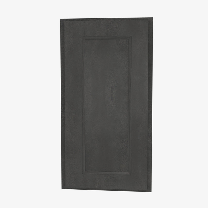 AA-AW36 Single Door Cabinets 36 Inch Wall Angle Corner Cabinet | Blaze Black Shaker - image 3