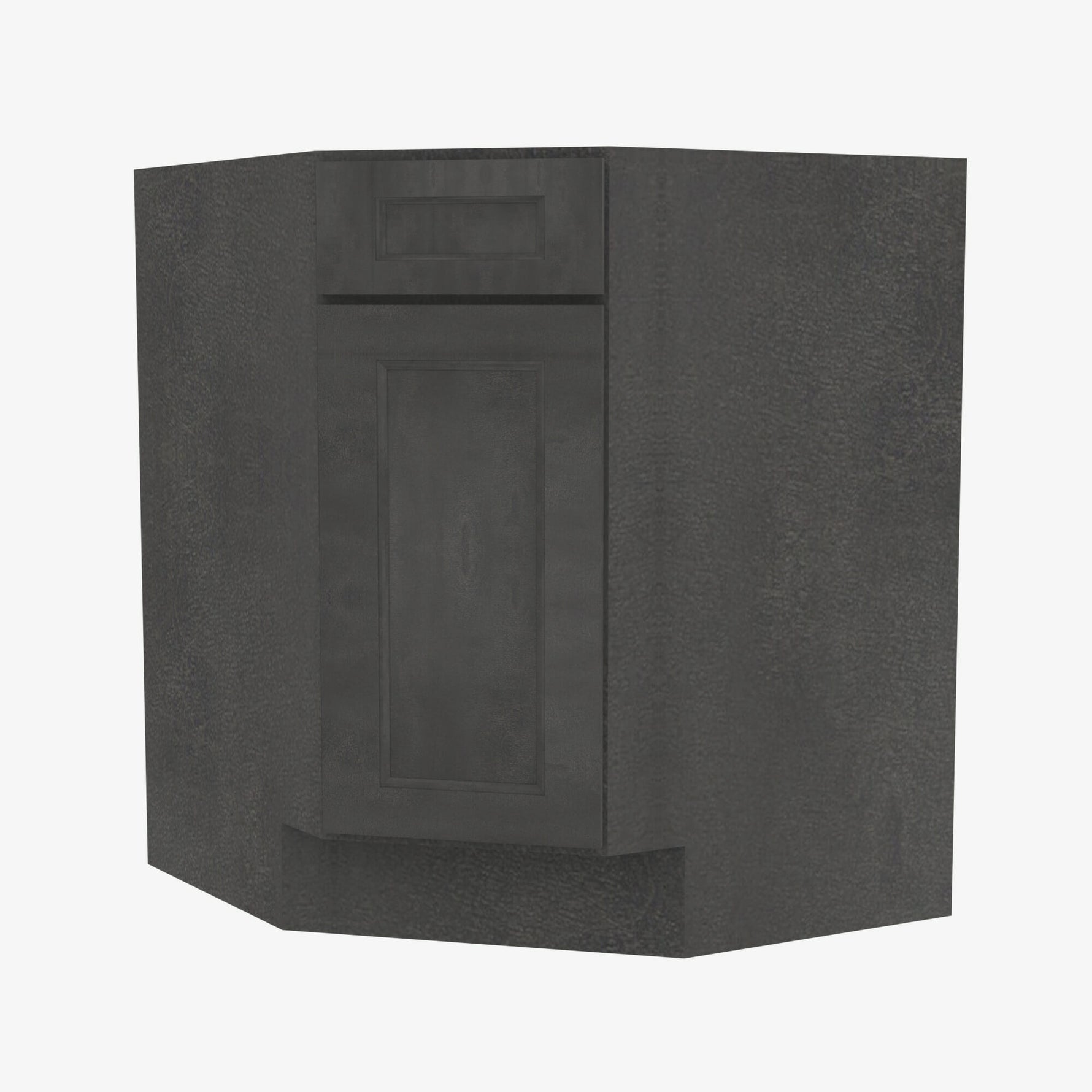 AA-BDCF36 Single Door Cabinets 36 Inch Base Diagonal Corner Sink & Cabinets Cabinet | Blaze Black Shaker - image 3