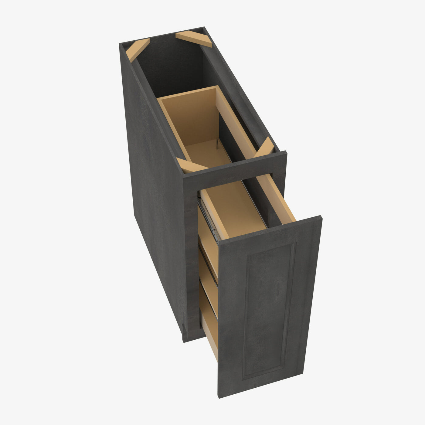 AA-BFP09 Base Pull Out with Spice Rack | TSG Forevermark Blaze Black Shaker