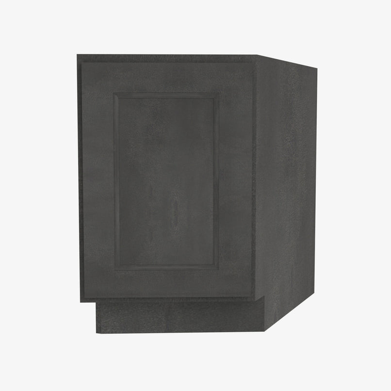AA-BTC12L Single Door Cabinets 12 Inch Base Base Transitional Cabinet Left | Blaze Black Shaker - image 3