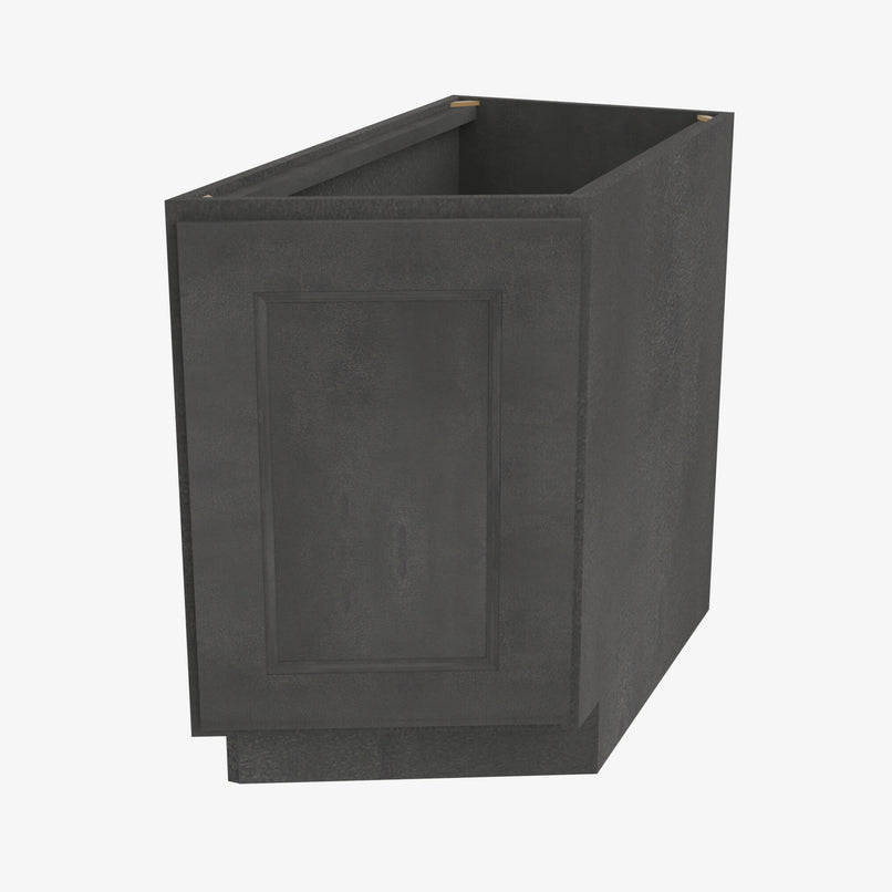 AA-BTC12R Single Door Cabinets 12 Inch Base Base Transitional Cabinet Right | Blaze Black Shaker - image 4