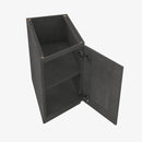 AA-BTC12L Single Door Cabinets 12 Inch Base Base Transitional Cabinet Left | Blaze Black Shaker - image 10