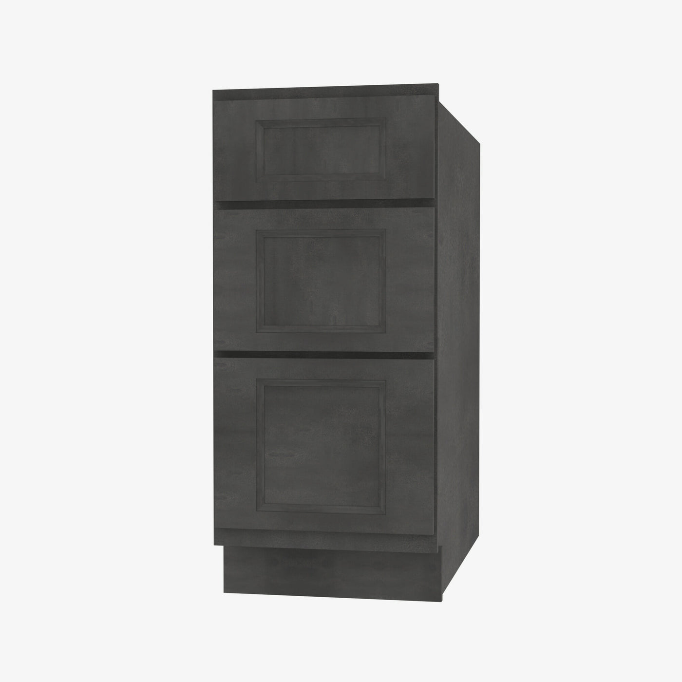 AA-DB30 3 30 Inch 3 Drawer Pack Base Cabinet | Blaze Black Shaker