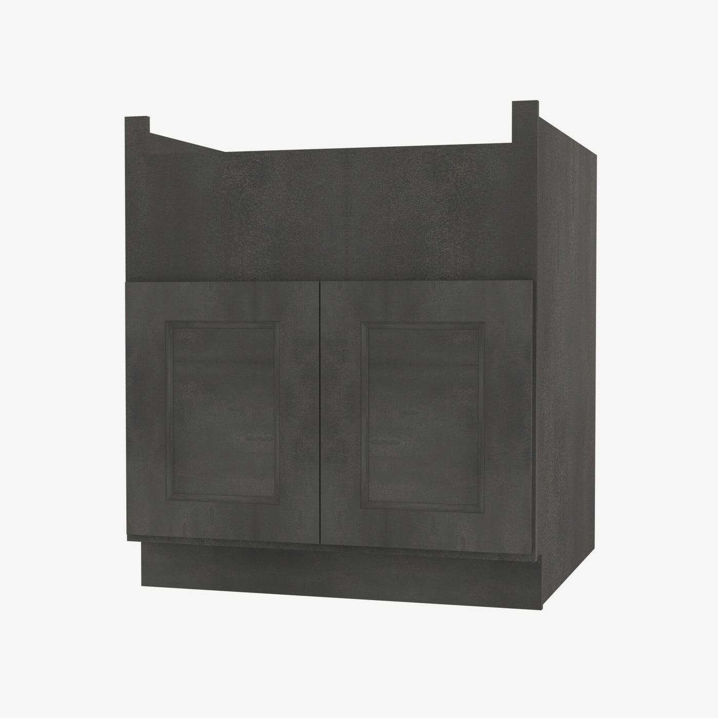 AA-FSB30B 30 Inch Farmhouse Sink Base Cabinet | Blaze Black Shaker