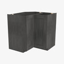 AA-LS3612 Single Door Cabinets 36 Inch Lazy Susan Cabinets Base Cabinet | Blaze Black Shaker - image 2