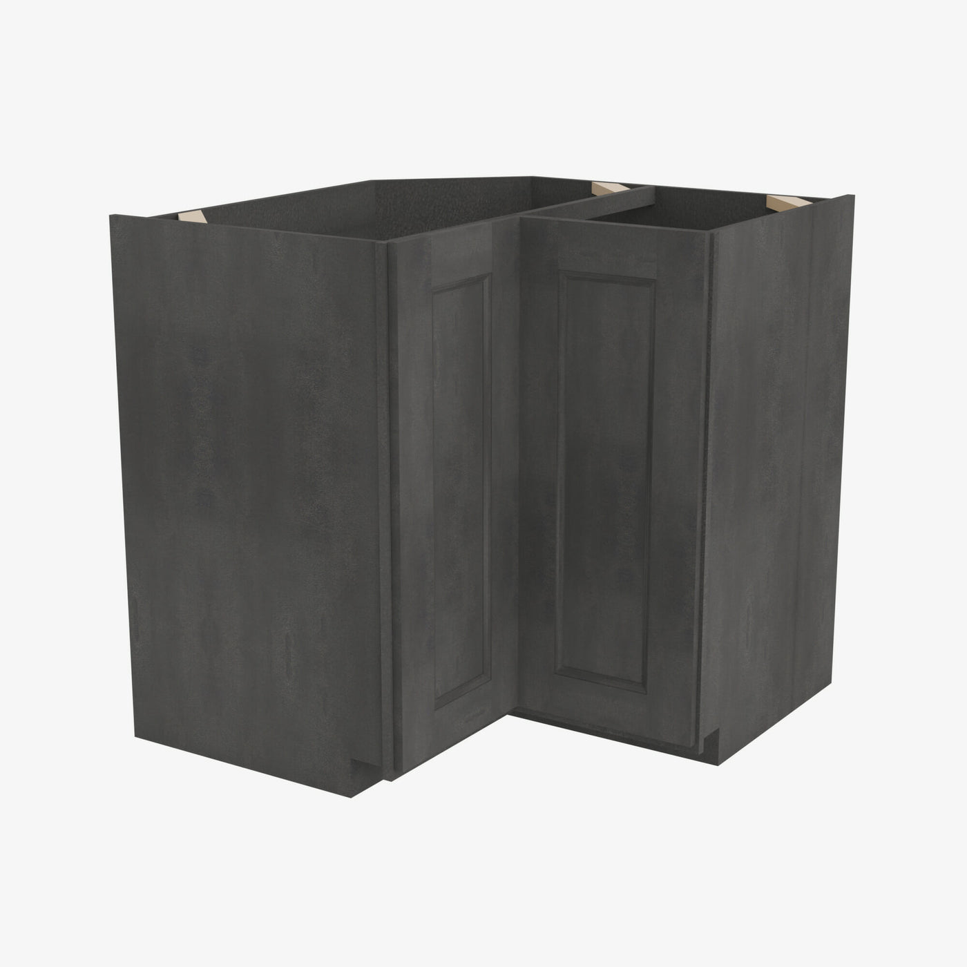 AA-LS3612 Single Door Cabinets 36 Inch Lazy Susan Cabinets Base Cabinet | Blaze Black Shaker