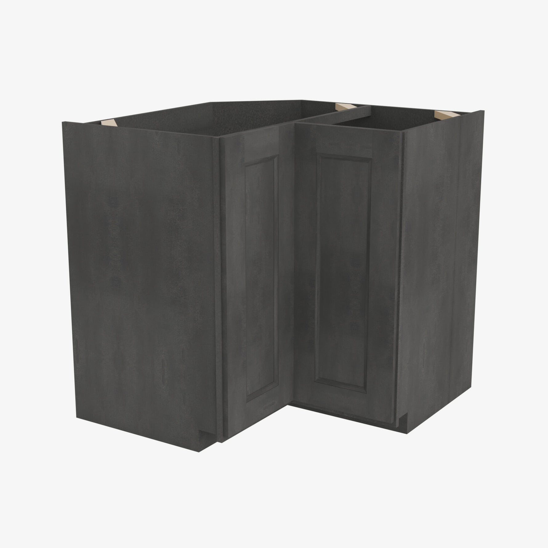 AA-LS3309 Single Door Cabinets 33 Inch Lazy Susan Cabinets Base Cabinet | Blaze Black Shaker - image 7