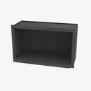 AA-MWO3018PM-12 30 Inch Microwave Oven Wall Cabinet | Blaze Black Shaker - image 1