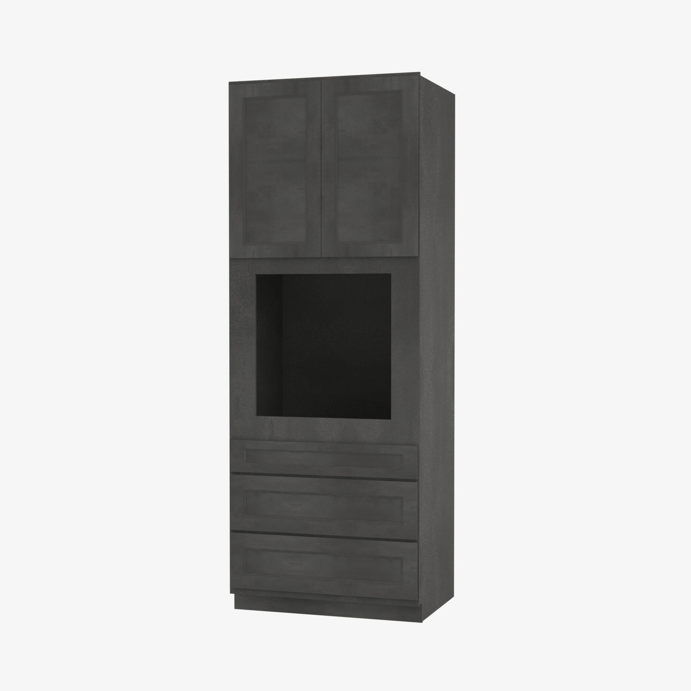 AA-OC3396B 33 Inch Tall Oven Cabinet | Blaze Black Shaker
