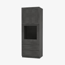 AA-OC3384B Double Door 33 Inch Tall Oven Cabinet | Blaze Black Shaker - image 8