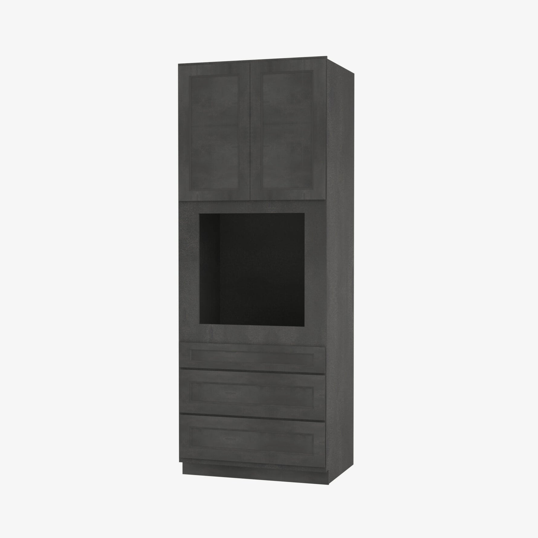 AA-OC3384B Double Door 33 Inch Tall Oven Cabinet | Blaze Black Shaker - image 8