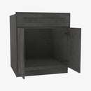 AA-SB42 Double Door 42 Inch Sink Base Cabinet | Blaze Black Shaker - image 3