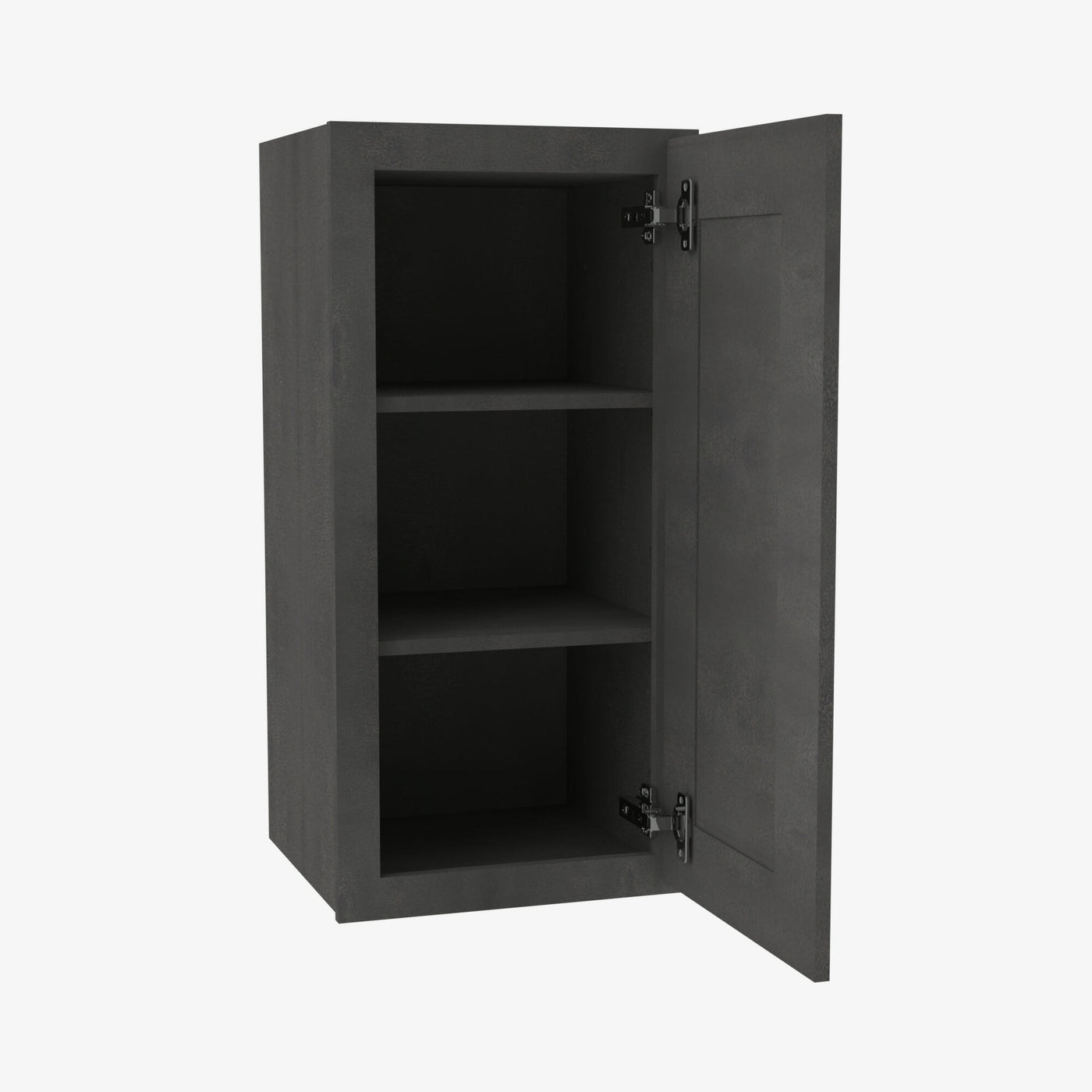 AA-W0942 Single Door Cabinets 9 Inch Wall Cabinet | Blaze Black Shaker