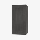 AA-W0930 Single Door Cabinets 9 Inch Wall Cabinet | Blaze Black Shaker - image 3