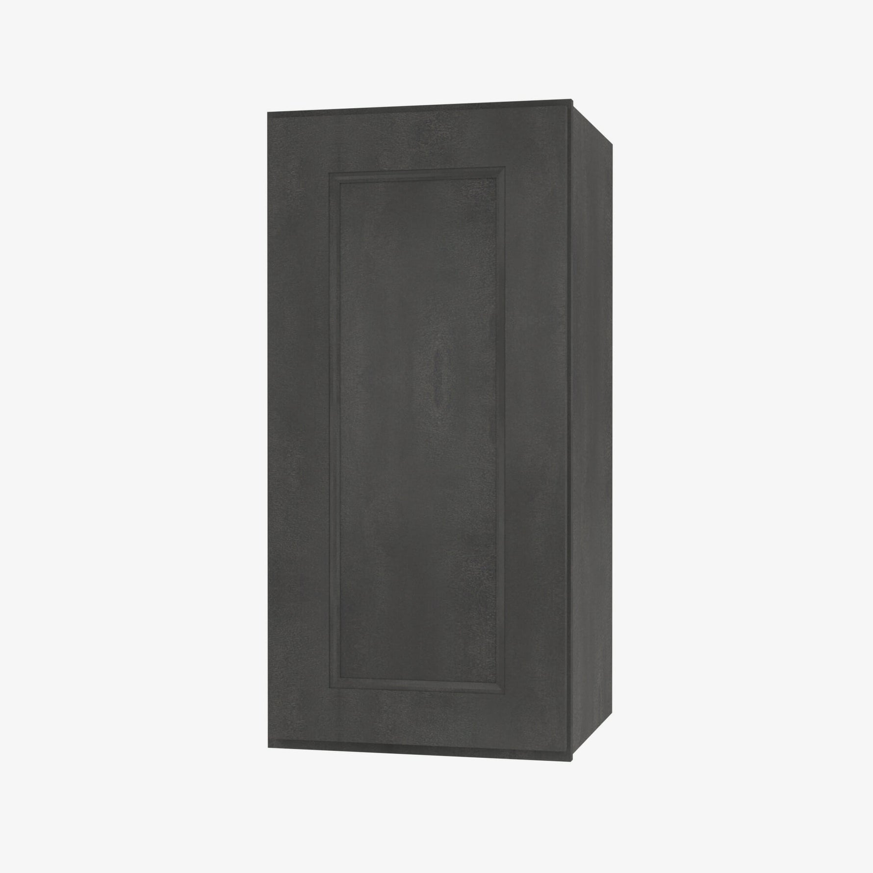AA-W1536 Single Door Cabinets 15 Inch Wall Cabinet | Blaze Black Shaker - image 3
