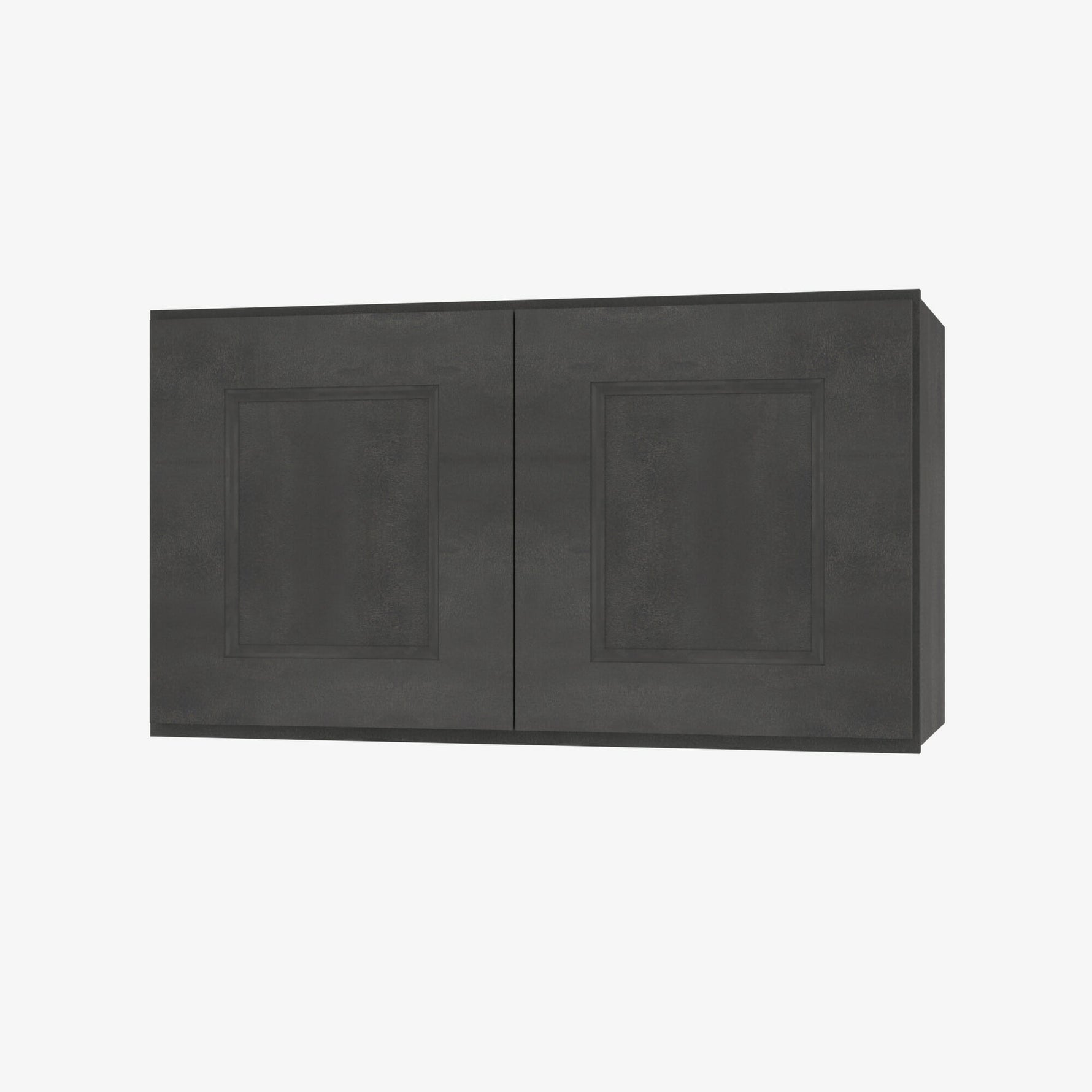 AA-W332424B Double Door 33 Inch Wall Refrigerator Cabinet | Blaze Black Shaker - image 3