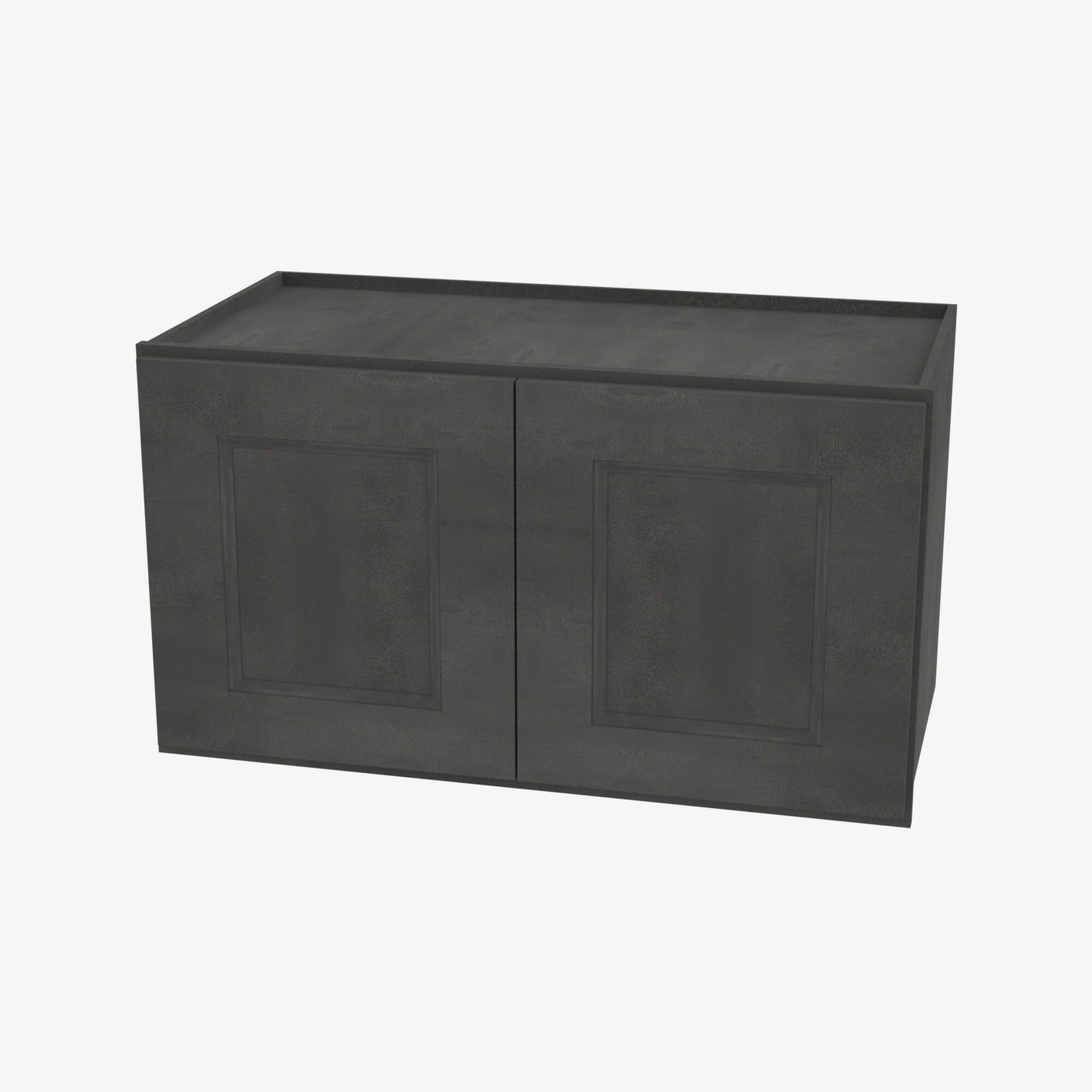 AA-W361524B Double Door 36 Inch Wall Refrigerator Cabinet | Blaze Black Shaker