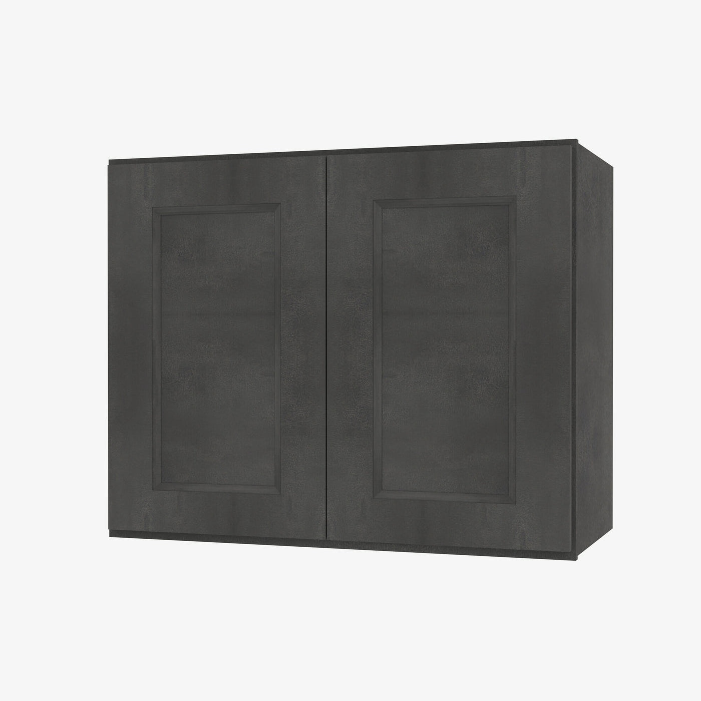 AA-W3036B Double Door 30 Inch Wall Cabinet | Blaze Black Shaker