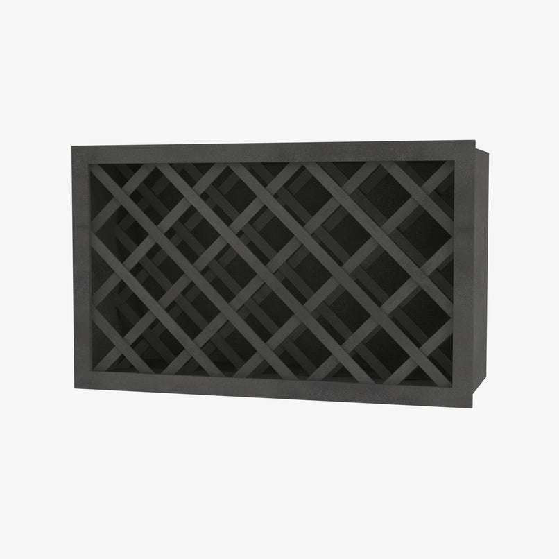 AA-W3018WR 30 Inch Wine Rack Cabinet | Blaze Black Shaker - image 2