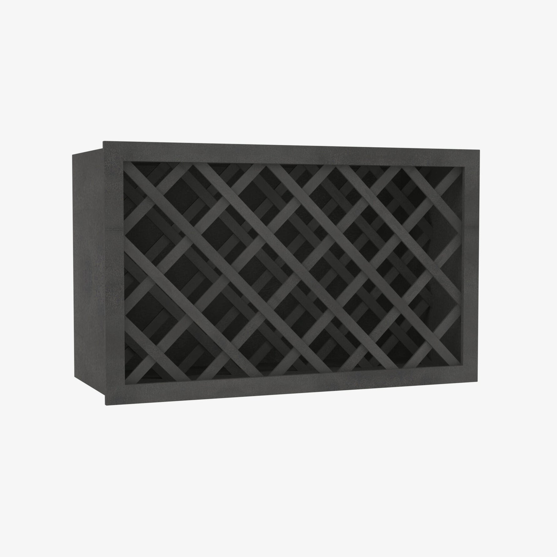 AA-W3018WR 30 Inch Wine Rack Cabinet | Blaze Black Shaker - image 3