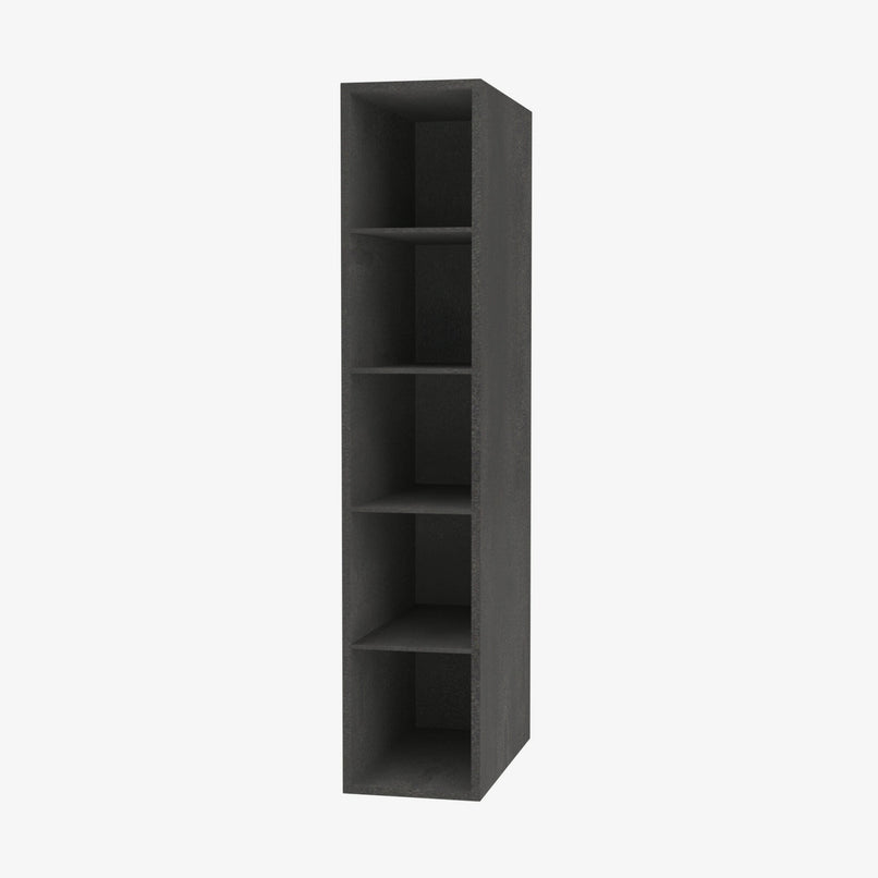 AA-WC636 6 Inch Wall Cube Cabinet with 6 Cubes | Blaze Black Shaker - image 3
