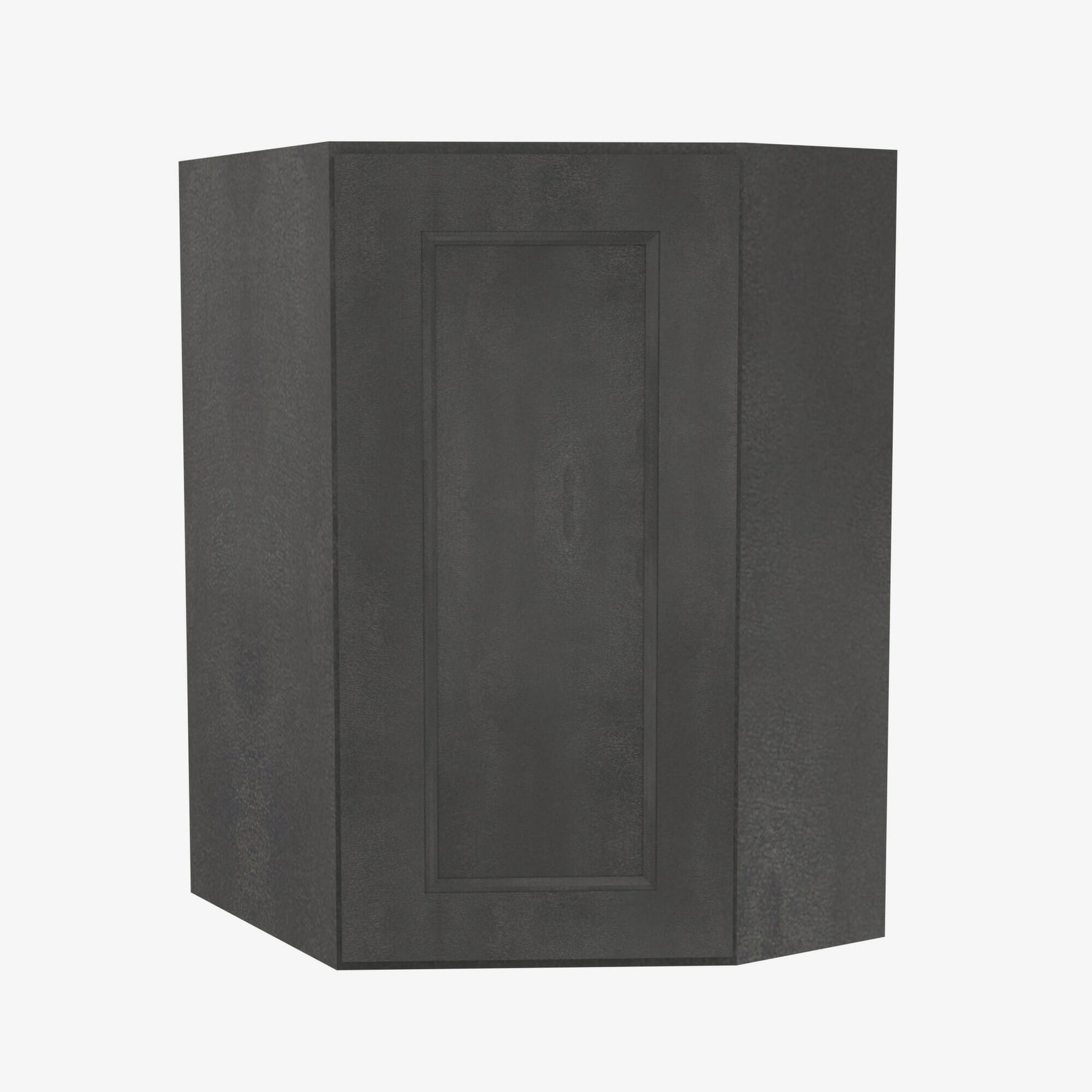 AA-WDC2436 Single Door Cabinets 24 Inch Wall Diagonal Corner Cabinet | Blaze Black Shaker - image 2