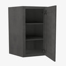 AA-WDC2430 Single Door Cabinets 24 Inch Wall Diagonal Corner Cabinet | Blaze Black Shaker - image 3
