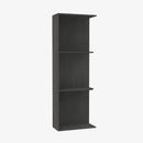 AA-WES542 Wall End Shelf with Open Shelves | TSG Forevermark Blaze Black Shaker - image 2