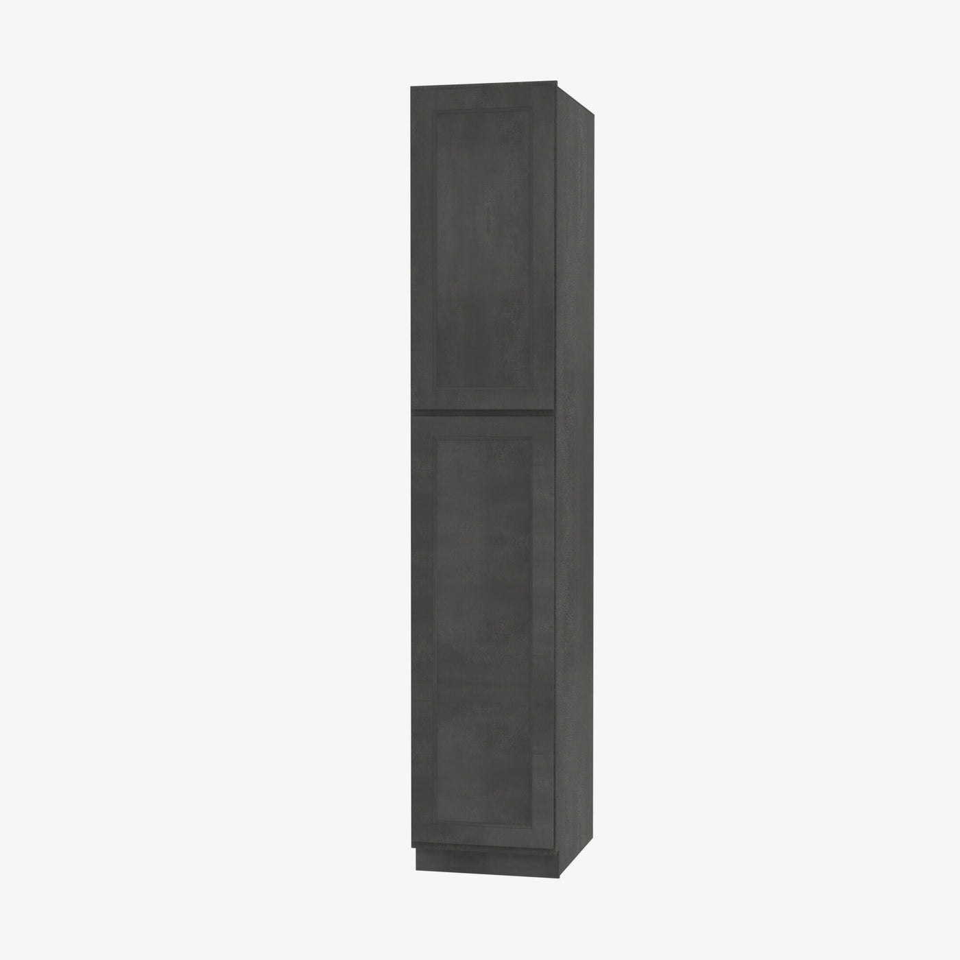 AA-WP1890 Double Door 18 Inch Tall Wall Pantry Cabinet | Blaze Black Shaker