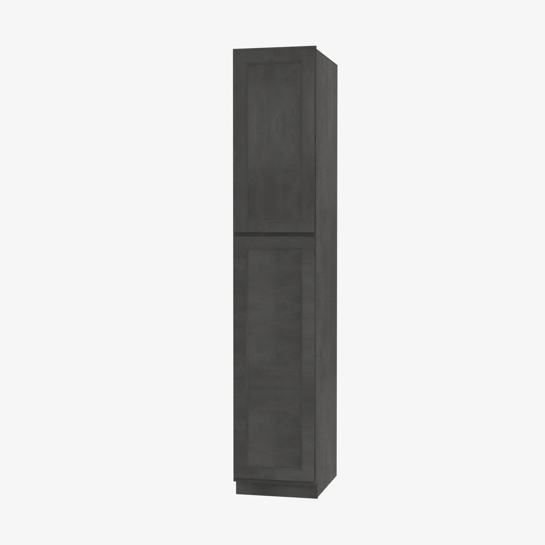 AA-WP1584 Double Door 15 Inch Tall Wall Pantry Cabinet | Blaze Black Shaker - image 8