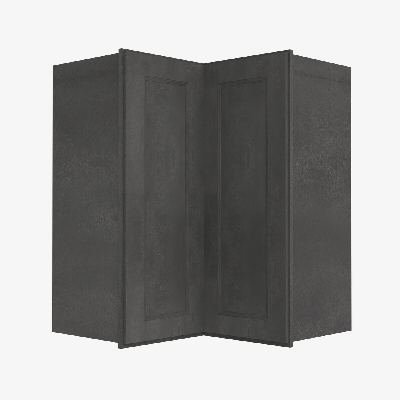 AA-WSQ2442 24 Inch Easy Reach Wall Corner Cabinet | Blaze Black Shaker