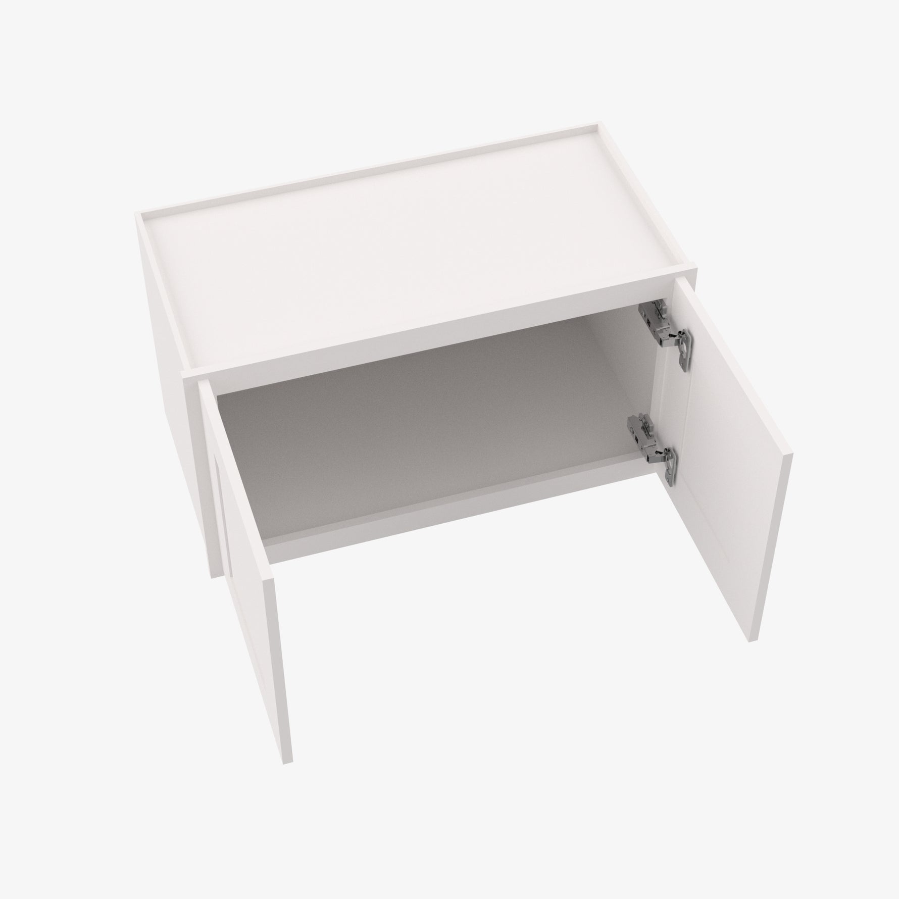 TW-W2412B Double Door 24 Inch Wall Cabinet | Uptown White - image 1