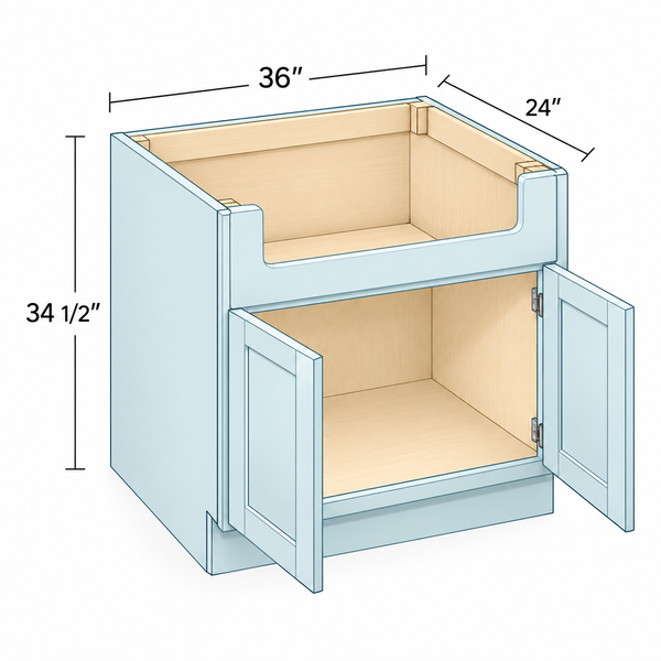 Farm Sink Base Cabinets
