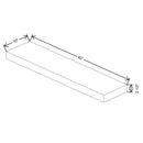 Fabuwood Allure Galaxy Frost 42" W X 2 1/2" H X 10" D Floating Shelf With LED - image 1
