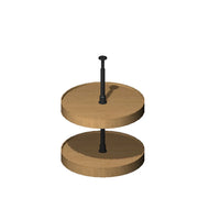 Fabuwood Quest Metro Mist 27" W X 30" H Lazy-Susan Wood