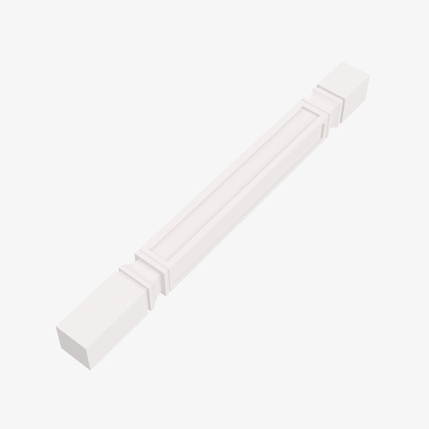 AZ-LEG75 B3x3 Trimmable Full Decor Leg | TSG Forevermark Champagne Maple Shaker