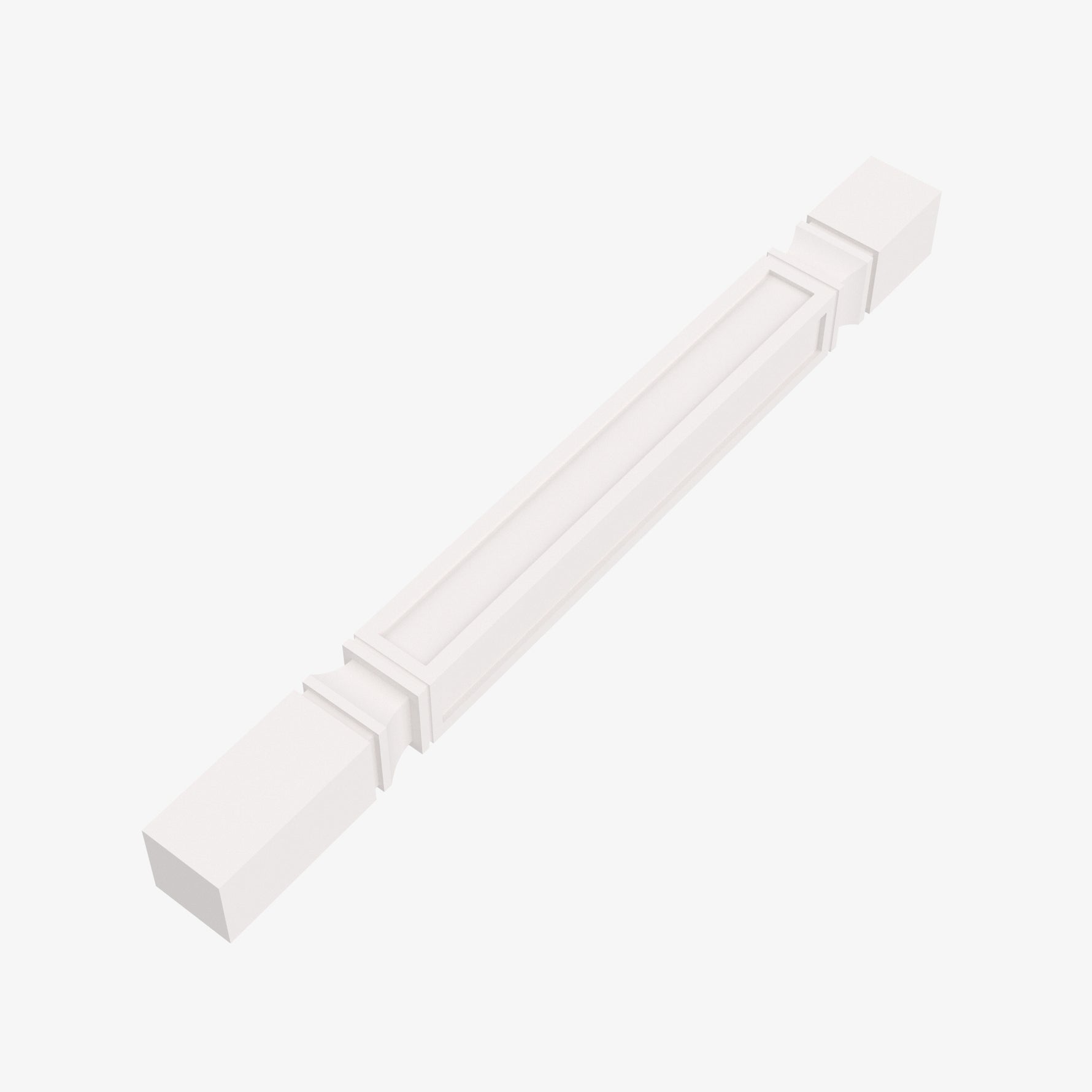 AZ-LEG75 B3x3 Trimmable Full Decor Leg | TSG Forevermark Champagne Maple Shaker - image 1