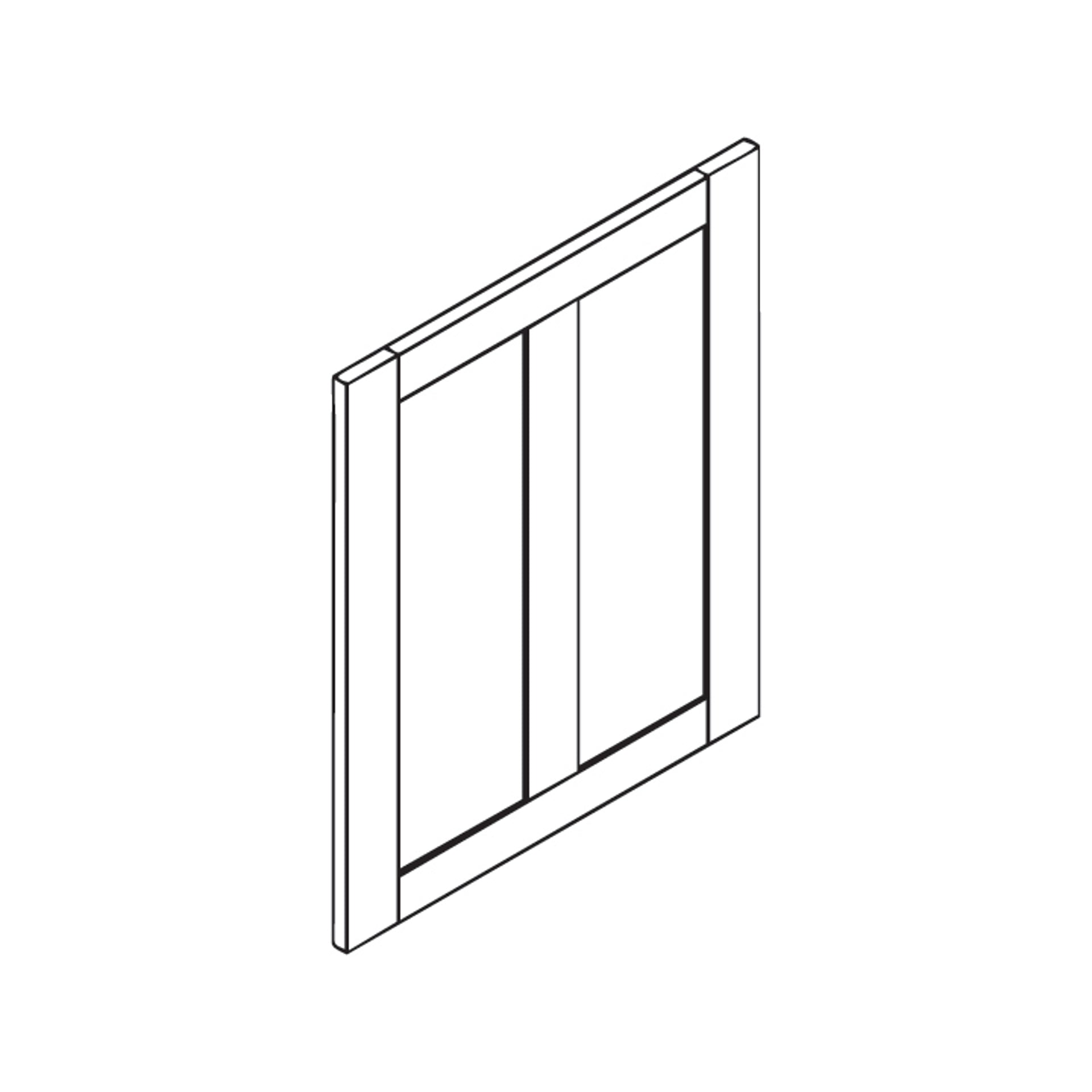 AW-MBEP24 23-3/4"W x 28-5/8"H Finished Plywood Panel