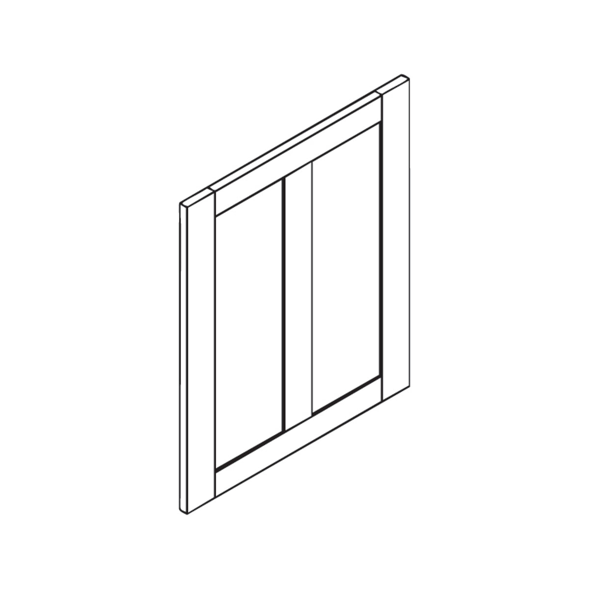 ESOI-MBEP24 23-3/4"W x 28-5/8"H Finished Plywood Panel
