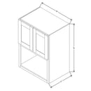 Fabuwood Allure Galaxy Nickel 30" W X 42" H X 21" D Microwave Cabinet - RIGHT SIDE (R) - image 1