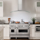 ZLINE 48 in. Convertible Vent Wall Mount Range Hood in Stainless Steel and Glass (KN4-48)