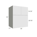 Fabuwood Illume Tuscany Como Ash 2 Microwave Wall Cabinet – ITCA2-MC303621 - image 1