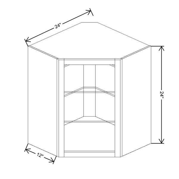 Wall Corner No Door Cabinets