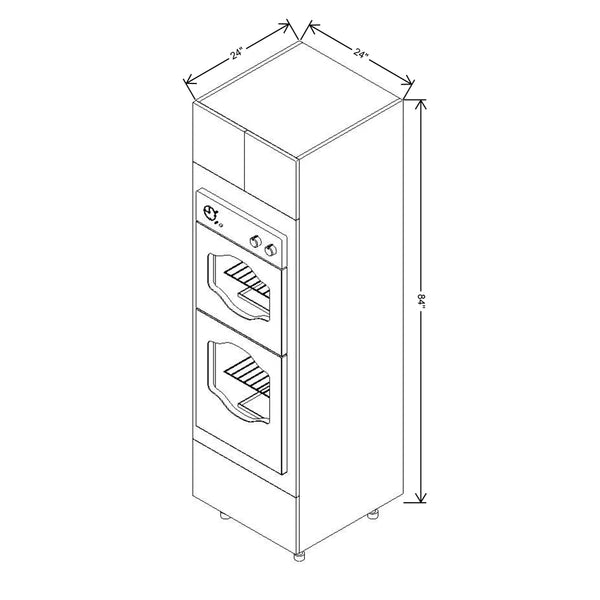Double Oven W/1 Drawer Cabinets