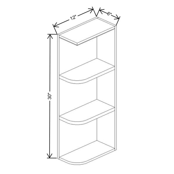 Wall Open End Cabinets