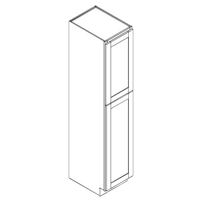 HAA-PC1896 18"W x 96"H Single Door Tall Pantry Cabinet