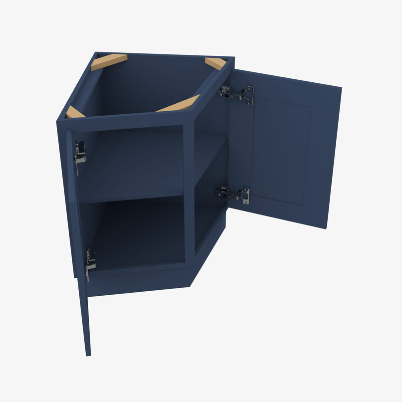 PD-AB24 24 Inch Base Angle Base Cabinets Cabinet | Petit Blue - image 1